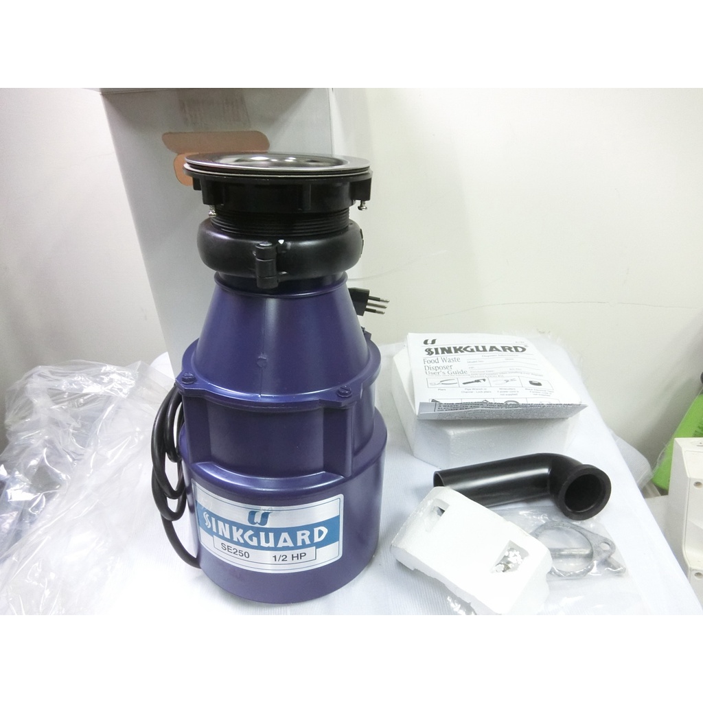 xx SINKGUARD 廚餘處理機 鐵胃 廚餘機 1/2HP 220V