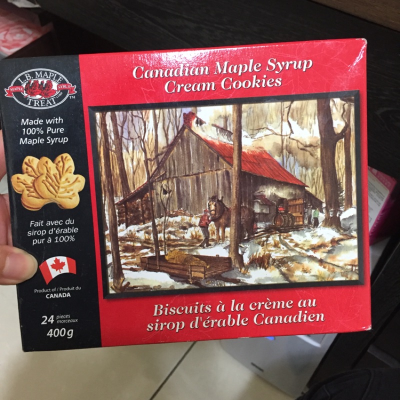 加拿大購入 楓糖餅乾