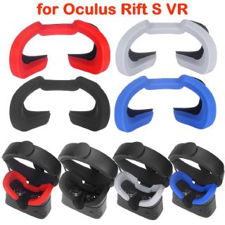 【現貨】適用於Oculus Rift S VR耳機眼罩墊 矽膠透氣 遮光眼罩蓋 矽膠面罩