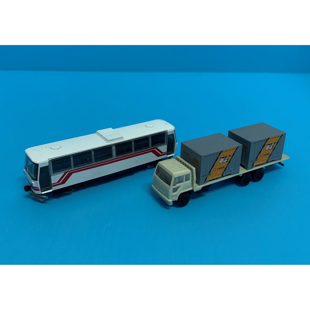 TOMIX 巴士收集 20尺貨櫃貨車+TOMIX 2623 富士重工 LE-CARII(動力車) 無盒 N規 現貨
