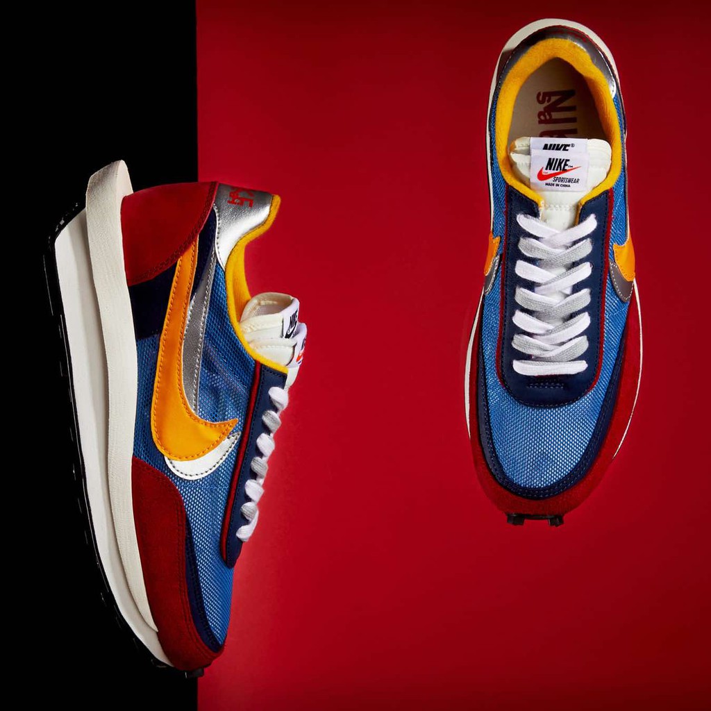 sacai x nike ldwaffle varsity blue