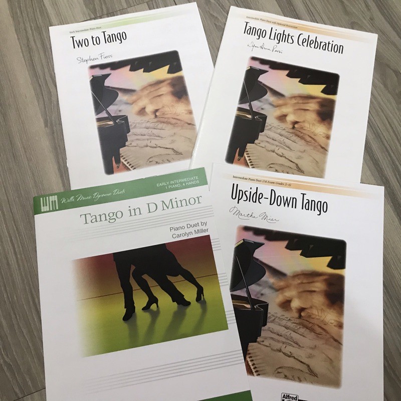 探戈舞曲四手聯彈單曲四本現貨| 蝦皮購物