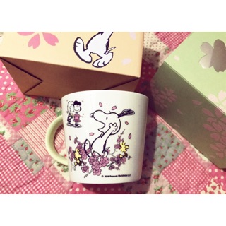 🌹史奴比Snoopy🌹440ml大馬克杯、拿鐵杯、湯杯《戀愛櫻花款》全系列/雷射標，超可愛，咖啡廳，聖誕交換禮物