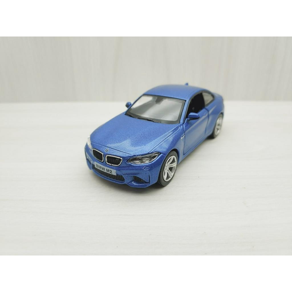 全新盒裝1:36~寶馬BMW M2 藍色 合金汽車模型  兒童禮物 收藏 玩具車