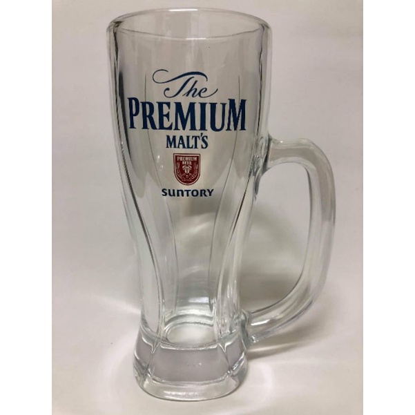 日本進口 全新 限量 三得利 SUNTORY THE PREMIUM MALT'S 啤酒杯