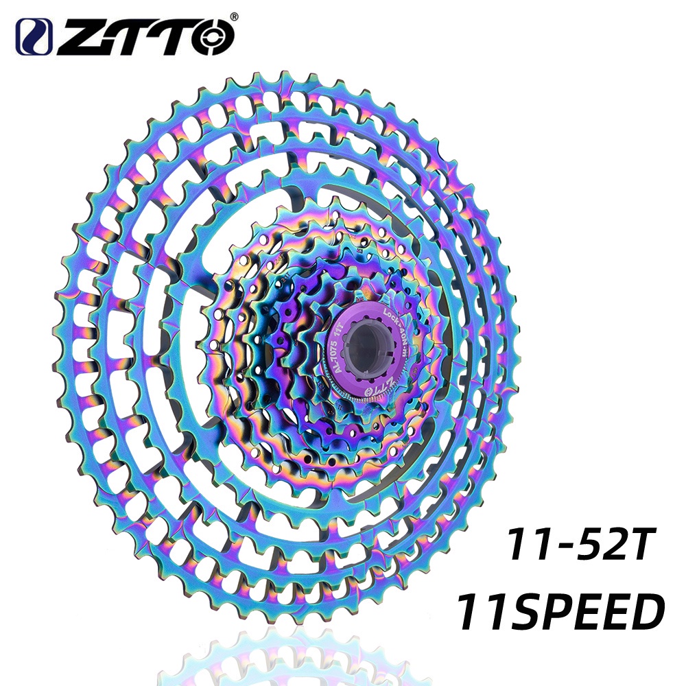 Ztto MTB 11Speed Cassette 11-52T Flywheel SLR2 彩虹自行車寬比率 11s