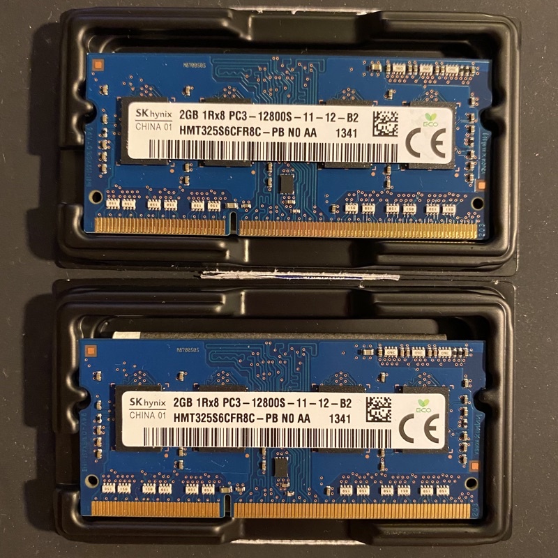 SK hynix 海力士 2GB 1600MHz DDR3 PC3-12800S (筆電專用）