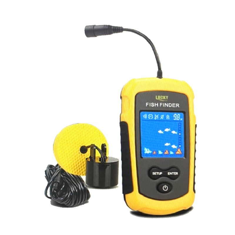 LUCKY手持探魚器 Depth Finder Fishing Gear with Sonar 船釣 海釣 撈魚 LUCKY手持探魚器 Depth Finder Fishing Gear with Sonar 船釣 海釣 撈魚
