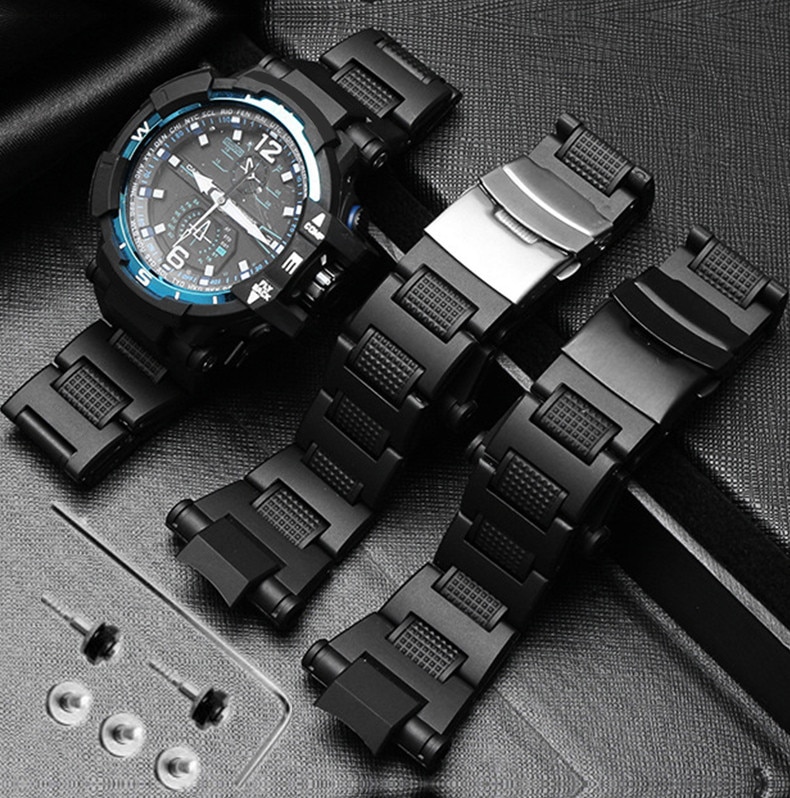 卡西歐 GW-A1100 GW-4000 GA-1000 G-1400 錶帶手錶手鍊男士運動手錶錶帶工具 30*15 毫