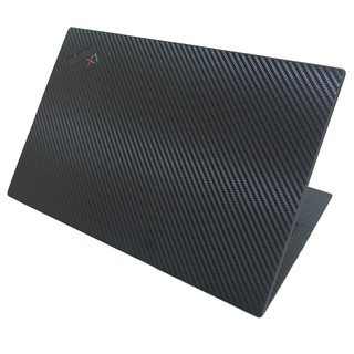 【Ezstick】Lenovo ThinkPad X1C 8TH 黑色卡夢紋機身貼 (上蓋+鍵盤週圍+底部)