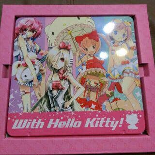 hello Kitty精緻圖卡馬卡鐵典藏盒交換禮物降價了