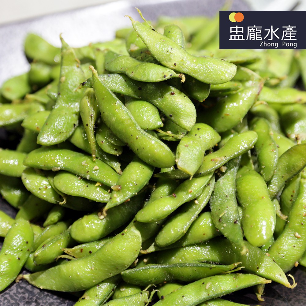 【盅龐水產】冷凍調味毛豆(黑胡椒) - 淨重1kg±5%/包