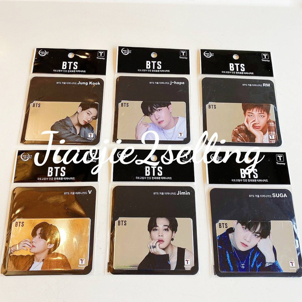 【在台現貨！立即出貨】BTS x T-money卡(2021年版_鏡面卡) 防彈少年團 韓國T-money聯名卡