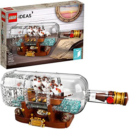 現貨 含燈組 LEGO 92177  IDEAS 系列 瓶中信  Ship in a Bottle 全新未拆 公司貨
