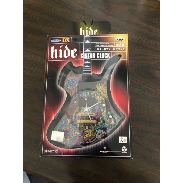 Hide變形蟲吉他時鐘x Japan 吉他手hide 松本秀人guitar Clock 蝦皮購物