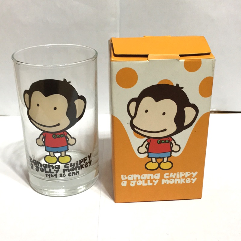 [出清隨便賣]馬桶洋行 猴年 可愛小猴玻璃杯