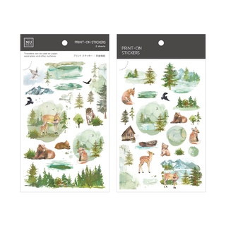 MU【Print-On Stickers轉印貼紙】No.96 | Rub-On Sticker