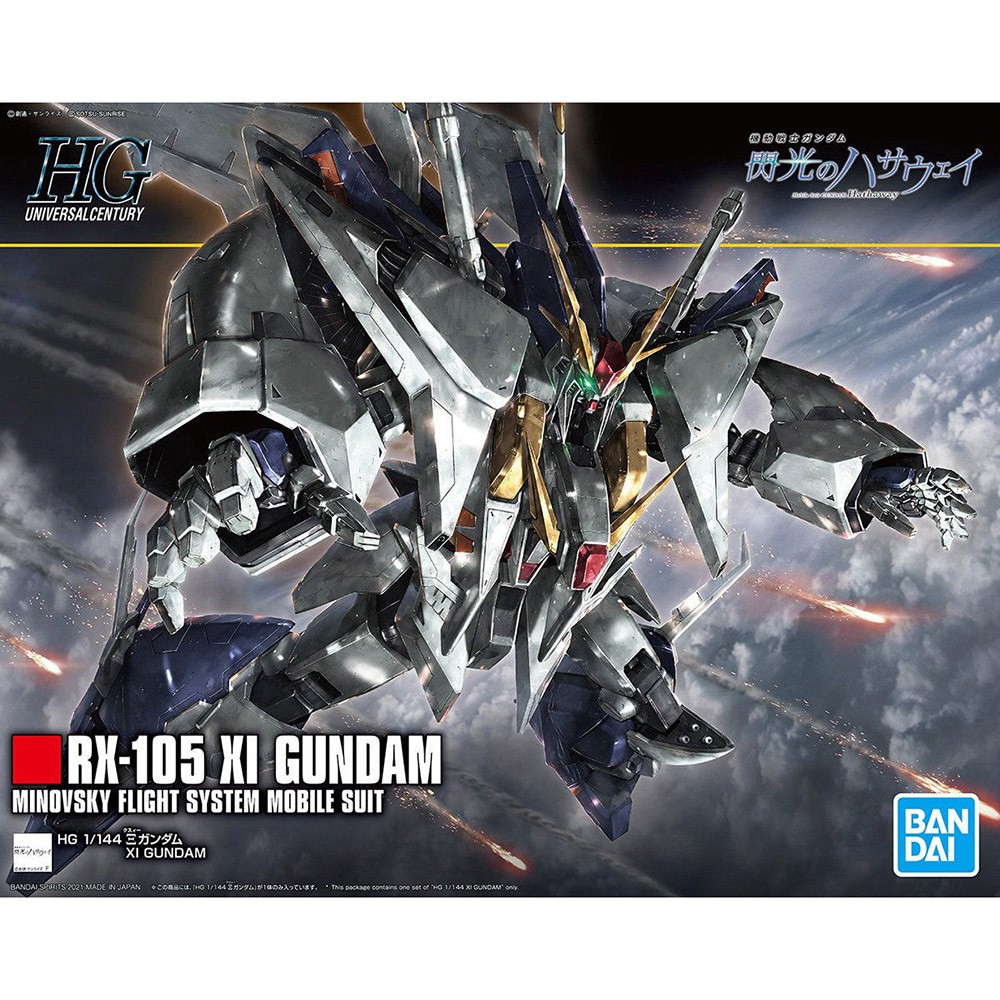 【BANDAI】組裝模型 HGUC 1/144 閃光的哈薩威 RX-105 Ξ鋼彈 Xi 鋼彈 238