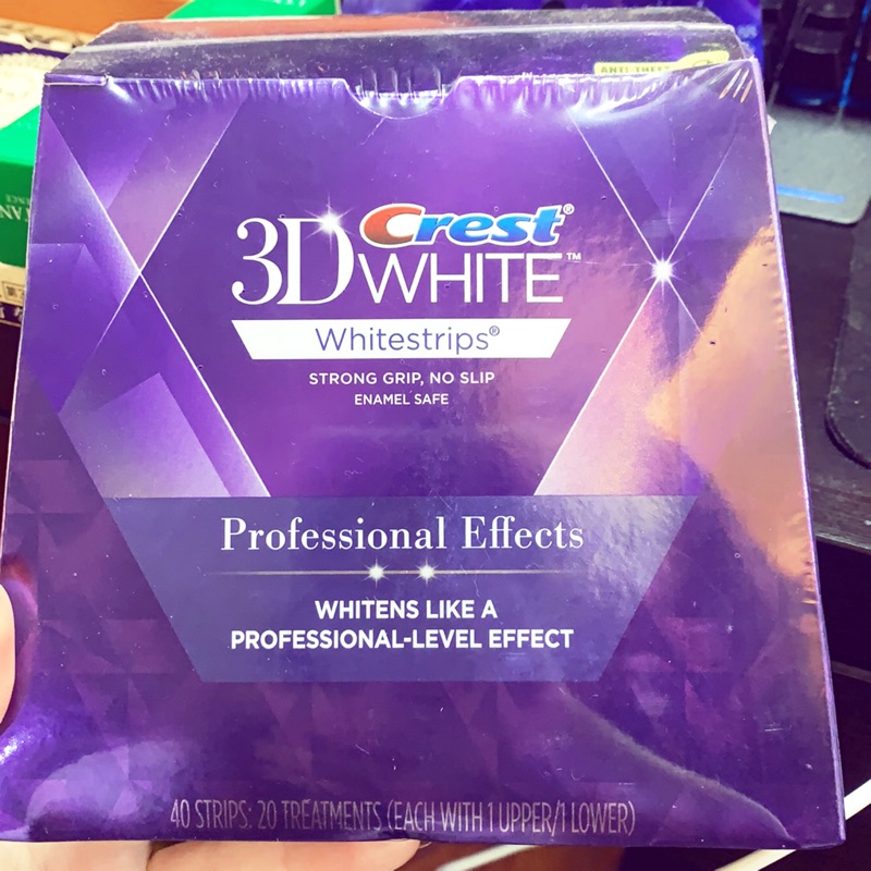 牙齒美白貼 3D crest professional effects紫盒