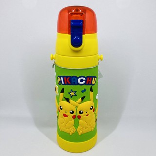 *小波日貨* 現貨在臺 日本 Skater 480ml SDPV5 3D 皮卡丘 寶可夢 直飲 不銹鋼 水壺 保冷保溫