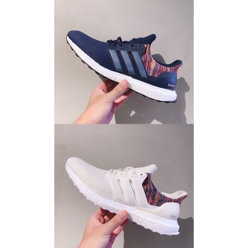 【lujiu_shop】Adidas Ultra boost 彩虹編織 白/FZ3805 藍/FZ3806