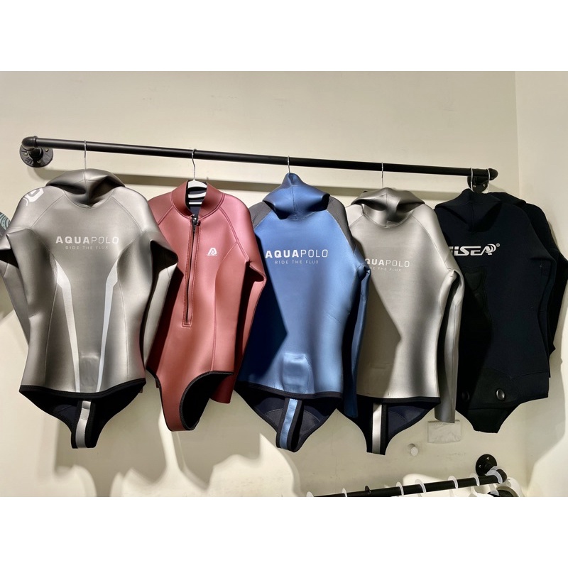 自由潛水防寒衣aquapolo Open Cell 滑面防滑衣 蝦皮購物