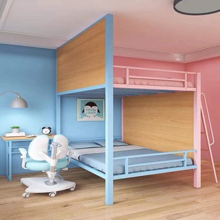 小戶型 兒童床 雙層床 兩層高架床 二層床 上下鋪 高低床 一兒一女上下床 鐵上下床