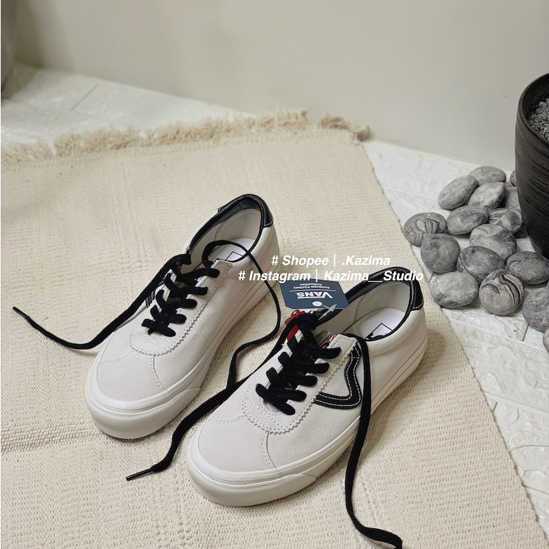 Kazima｜Vans Style 73 DX 奶油底 帆布鞋 休閒鞋 小白鞋 布鞋 板鞋 米白 米白色 白色 白底黑線