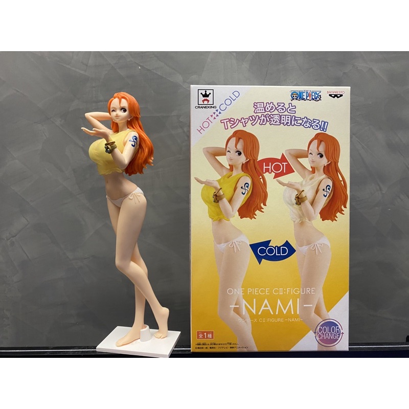 【二手公仔】One Piece CII: Figure -Nami- Color Change航海王 娜美 可變色 金證