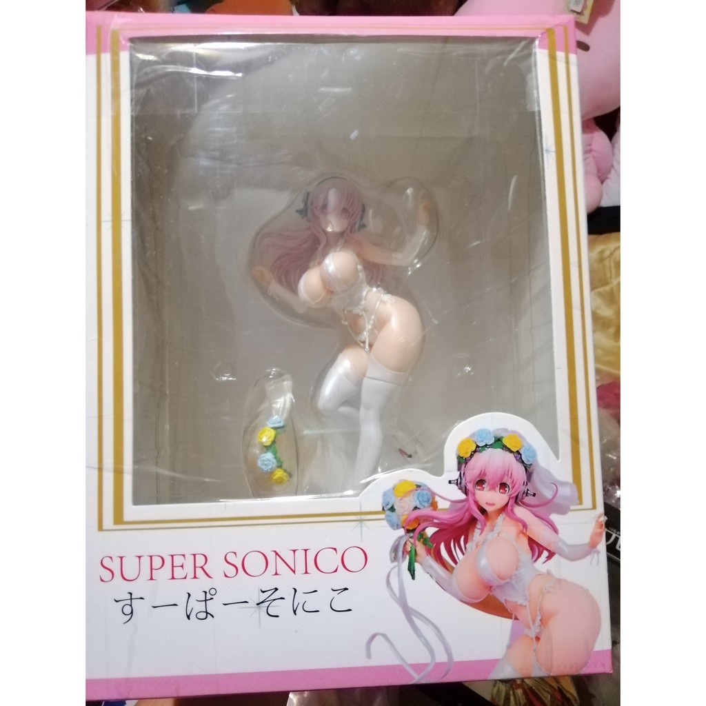 娃娃機台出貨，無證紙巨無霸公仔 SUPER SONICO 超級 索尼子 超音速子 花嫁 婚紗