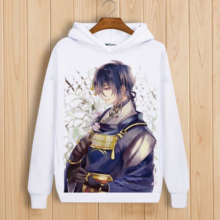 刀劍亂舞周邊衛衣三日月近宗鶴丸國永男女動漫二次元連帽外套 蝦皮購物
