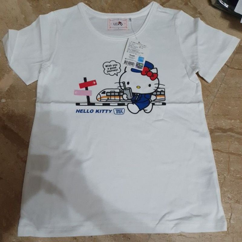 新太魯閣 Hello Kitty 列車 小童140cm 短T 促銷回饋中 精梳棉20支 原價790元