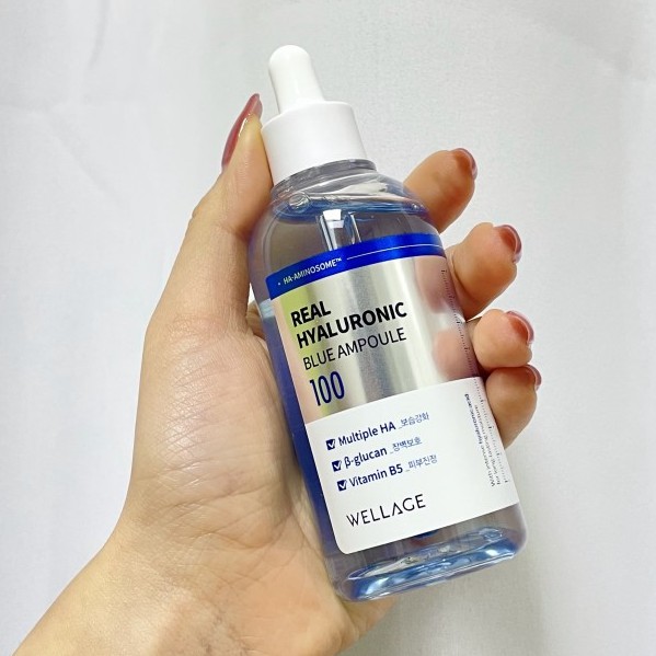 wellage 100ml 玻尿酸安瓶精華 安瓶 玻尿酸 保濕 滋潤《贈品多多家》