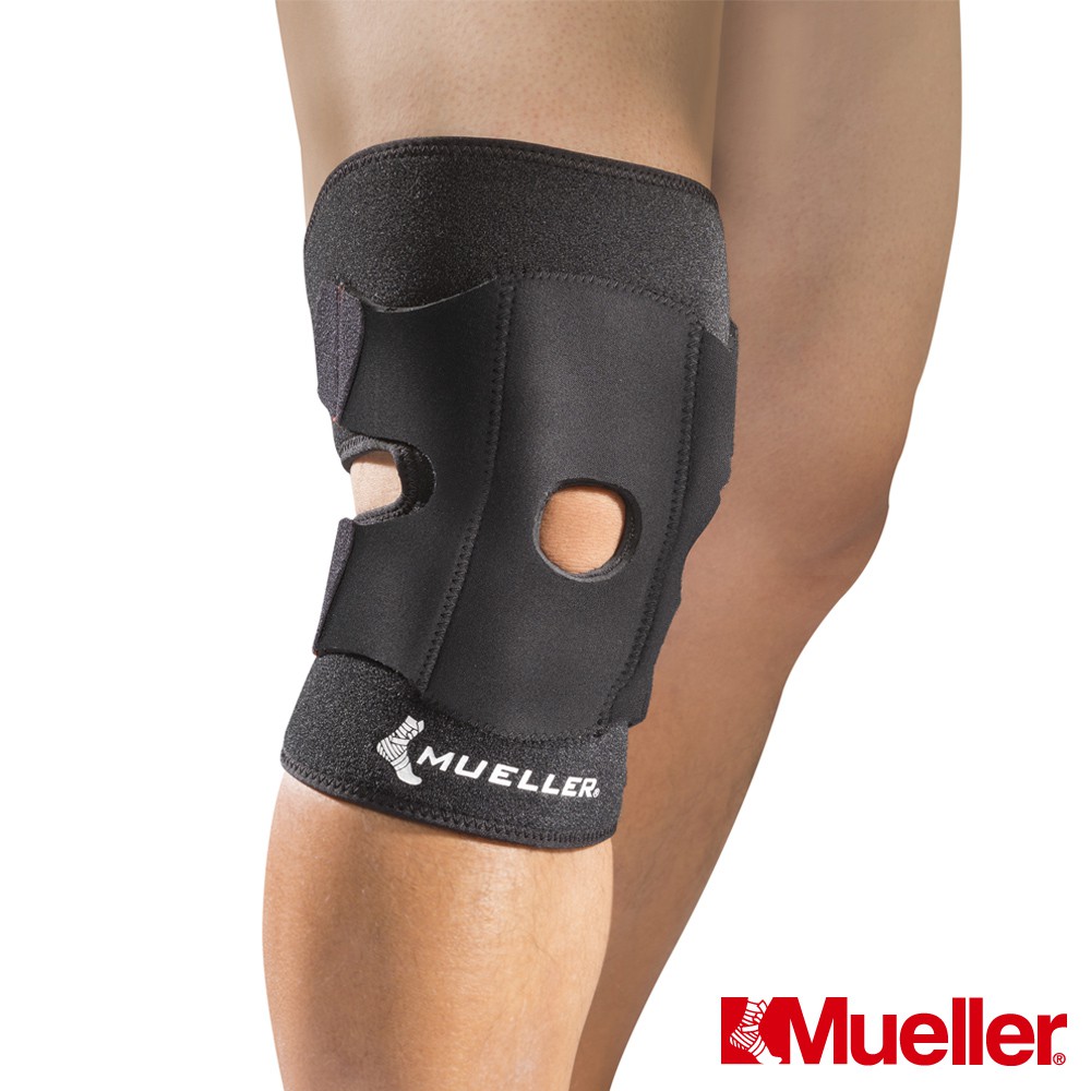 ＊LOVERY＊Mueller慕樂 髕骨強化 可調式膝關節護具 黑色 MUA57227