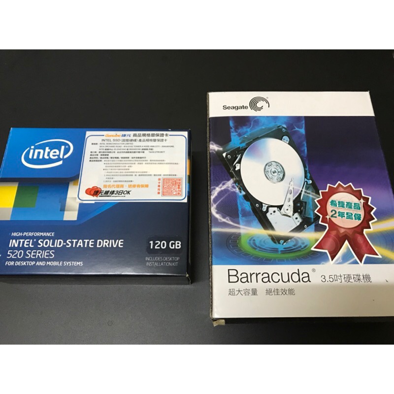 &lt;買一送一&gt;Intel® SSD 520 系列 MLC顆粒/120G/120Gb/120g ssd/ssd mlc