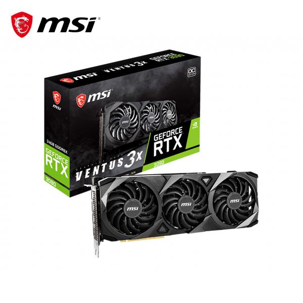 現貨MSI 3090 24G VENTUS 3X OC PCI-E顯示卡