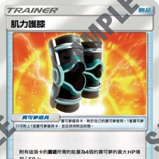 PTCG 寶可夢集換式卡牌 中文版 肌力護膝