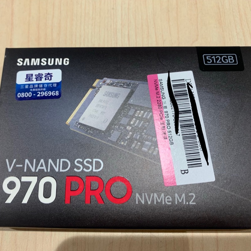 全新SAMSUNG 三星 970 Pro MLC 512GB M2 PCIE