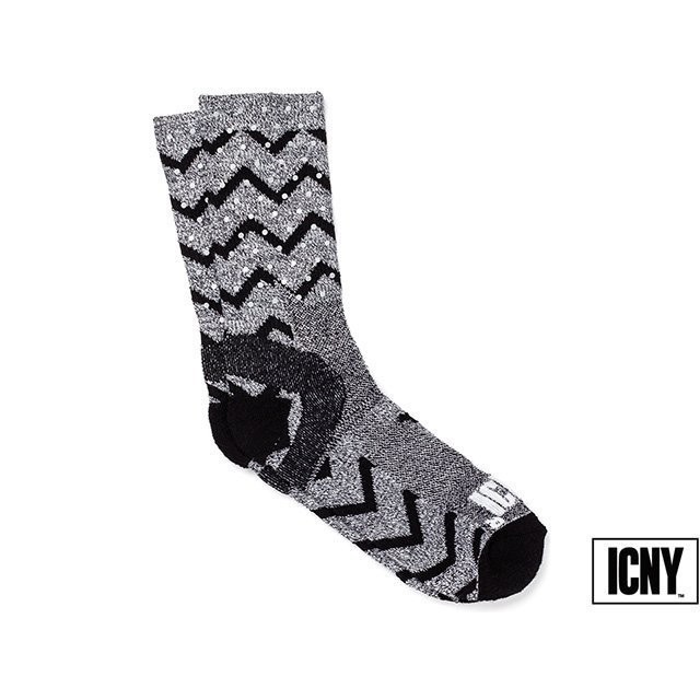 ICNY ZIG ZAG HALF CALF SOCKS 3M反光襪【 GIANT MALL 】