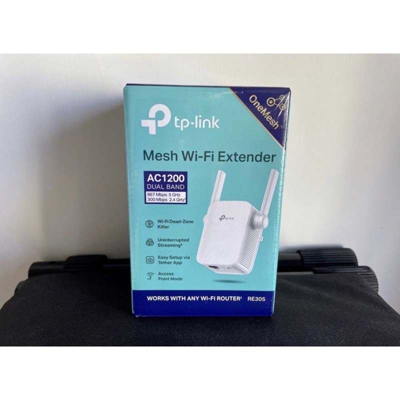 全新 TP-LINK Mesh Wi-Fi Extender RE305 AC1200 分享器 放大器 強波器