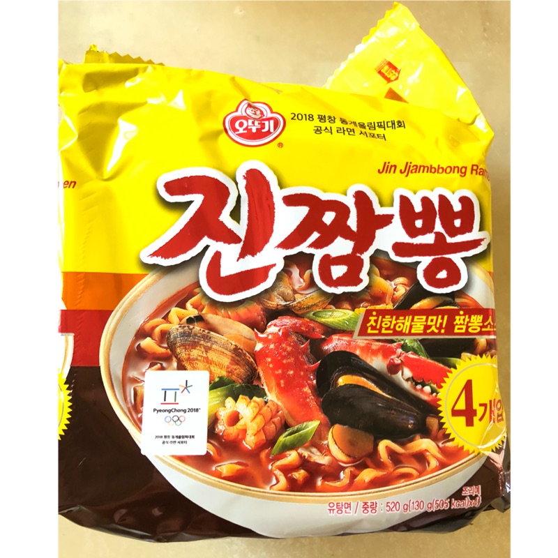 韓國 不倒翁 金螃蟹海鮮風味拉麵（拆售）