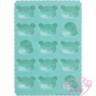 ♥小花花日本精品♥拉拉熊大頭小雞造型藍色製冰盒模具盒巧克力模具果凍模手工皂11072409