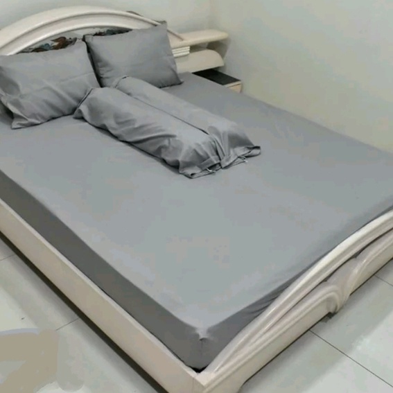 床單和優質純灰色尺寸 180x200 160x200 140x200 120x200 100X200 和 90x200