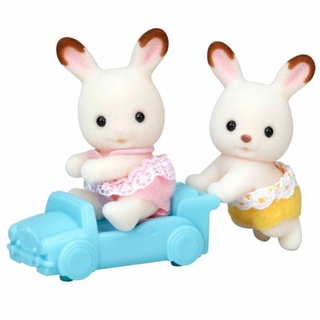 森林家族【現貨 可刷卡】可可兔雙胞胎 可可兔寶寶 小車車組