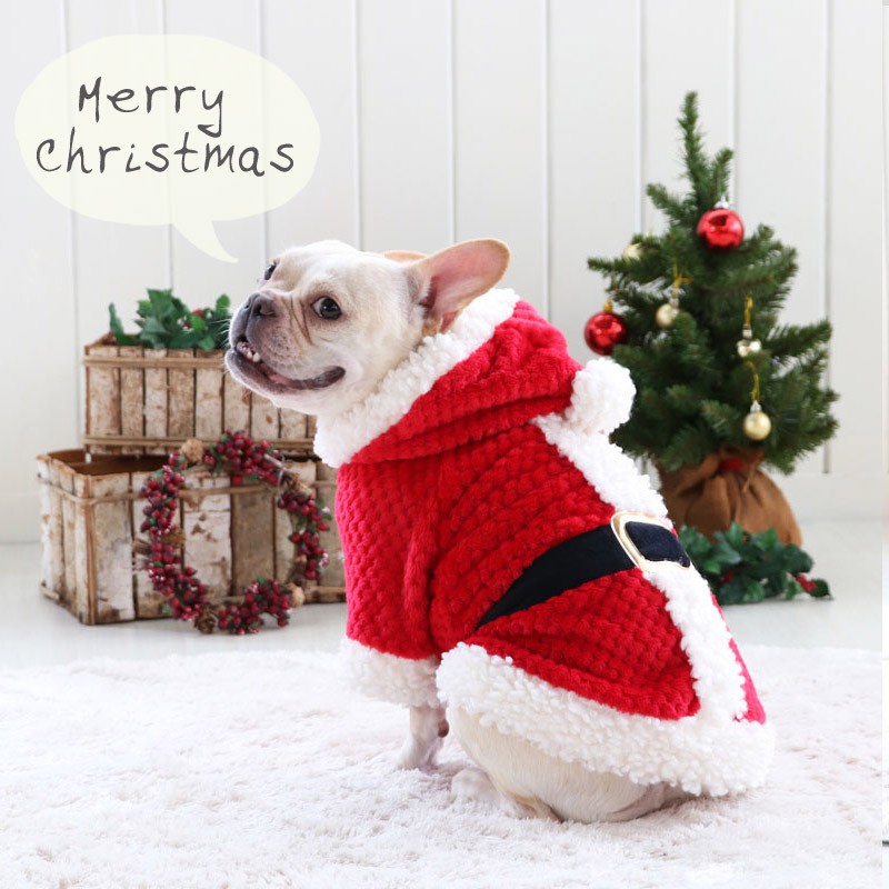 貝果貝果 日本 pet paradise 聖誕老公公 造型變身裝 / 聖誕節 大狗 [D7010]