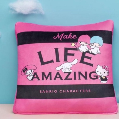 《限量現貨》Hello Kitty與好朋友微甜窩生活 集點周邊 抱枕毯