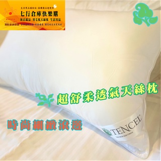 現貨 MIT 快速出貨 天絲枕 TENCEL 透氣澎柔 天絲 舒眠枕 pillow 枕頭 加強滾邊 可水洗枕 台灣製造