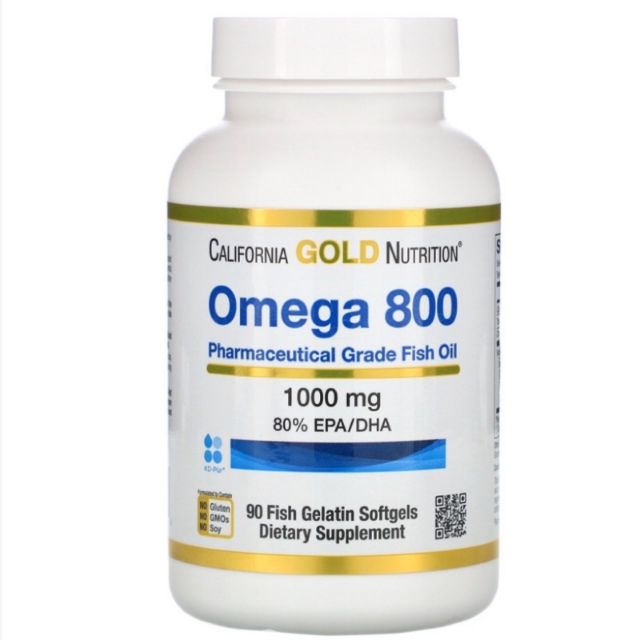 代購 現貨 CGN California Gold Nutrition® Omega 800 醫療級魚油 1000mg