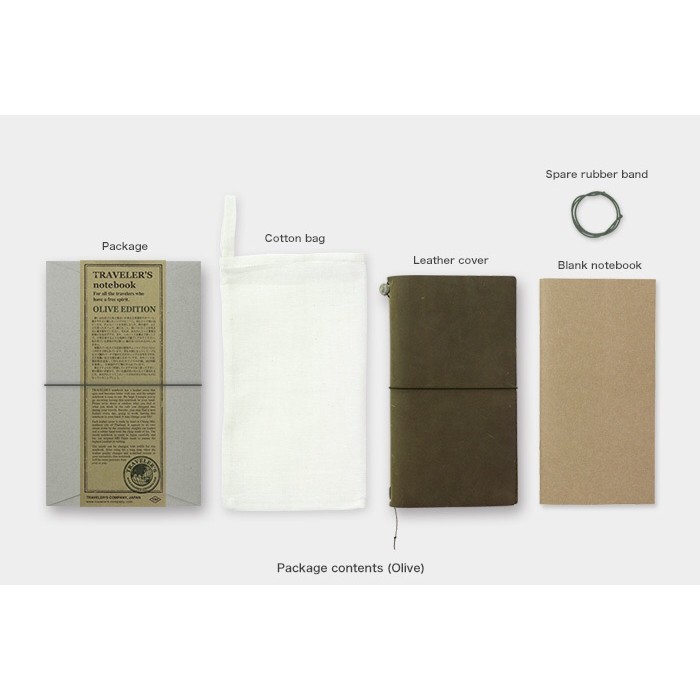 [現貨]Traveler's Notebook Olive Edition 限定版橄欖綠本體