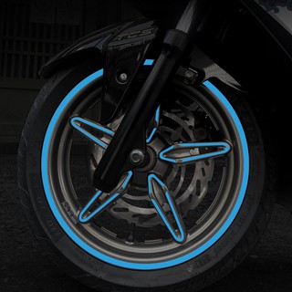 反光屋FKW G7 KRV ROMAGT 通用 反光爪貼+反光輪框貼紙 1車份 反光貼紙 KYMCO 防水車貼 車種專屬
